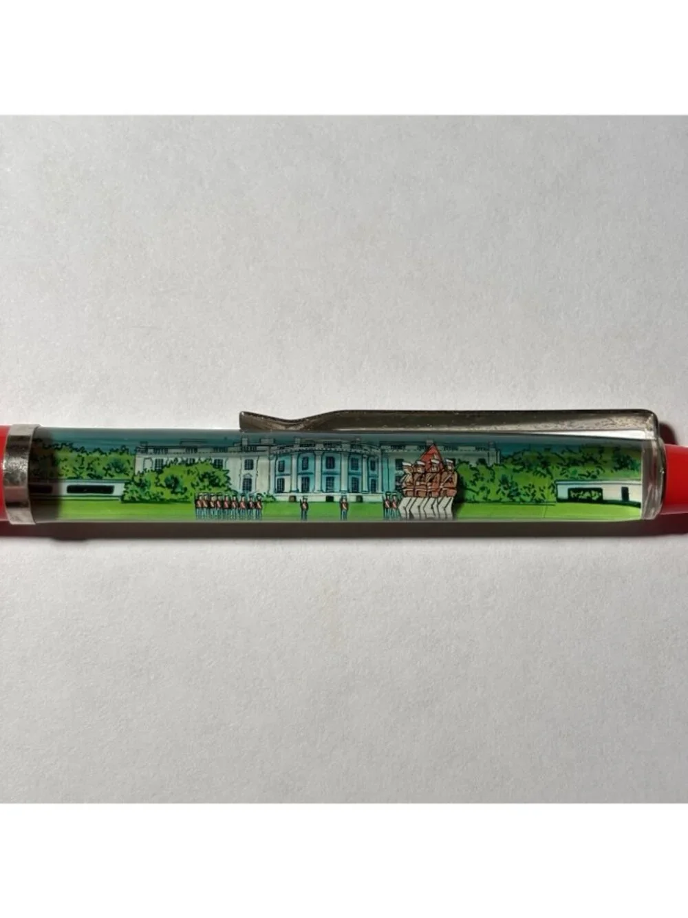 The White House Floaty Pen Washington DC Presidential Guards Soldiers Move Vtg
